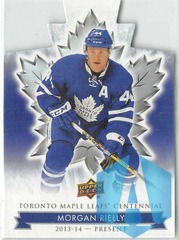 2017-18 Toronto Maple Leafs Centennial Blue Die Cut #62 Morgan Rielly